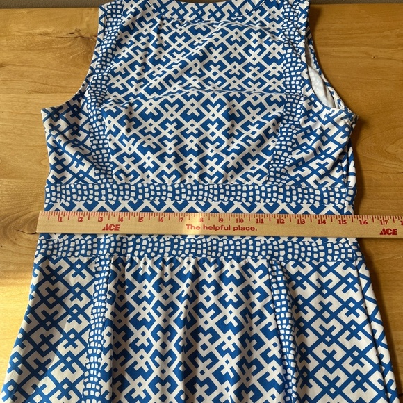 J MCLAUGHLIN LOLA DRESS M AUDIN GEO SHEATH OFFICE SUMMER CHIC FEMININE TIMELESS - Picture 8 of 12